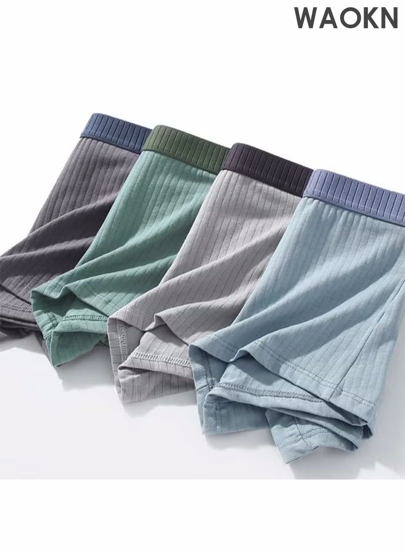 WAOKN 6 Pack Men’s Sort Boxer Briefs & Trunks, New Skin friendly Soft Men Underwear briefs, High Elasticity Men's Sort Briefs & Trunks Breathable and Comfortable Fashion Anti-Chafing Stretch Cotton, Stretch Cotton Moisture-Wicking Athletic Underwear - Image 3