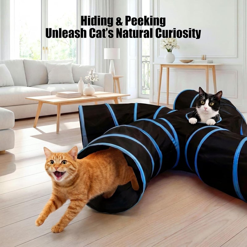 Levesica Cat Tunnel 5 Way Collapsible S-Shape - Image 5