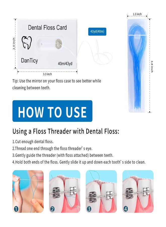 DanTicy Travel Braces Care Kit - 7-Piece Orthodontic Essentials for On-the-Go Cleaning, Dental Tools for Braces Wearers - Image 2