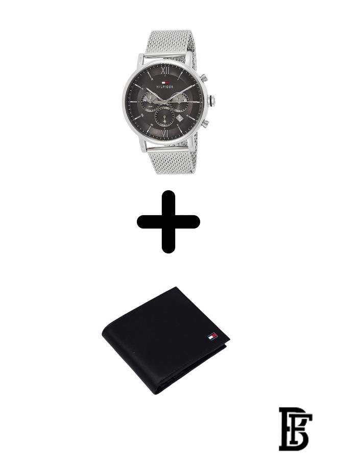TOMMY HILFIGER Tommy Hilfiger Chronograph Watch 1710396 + Tommy Wallet  - Image 1