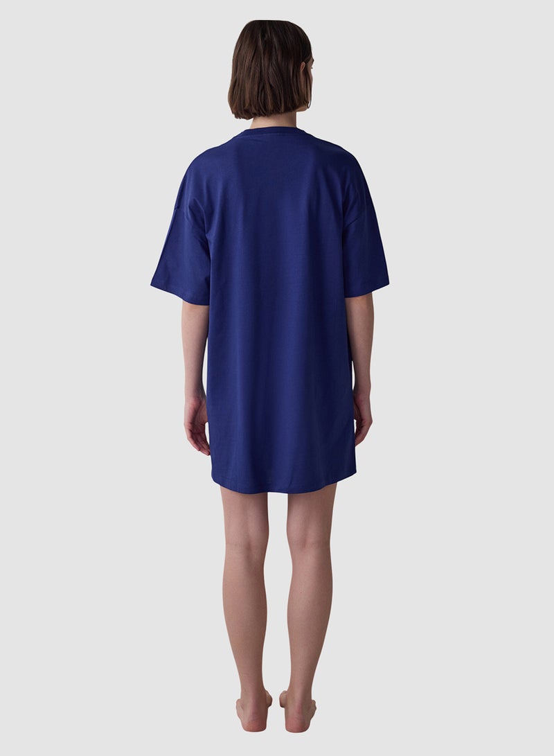 Penti Navy Blue Cinnamoroll Short Sleeve Nightdress - Image 2