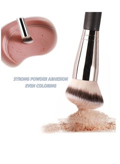 KASTWAVE 3 PCS Foundation Concealer Brushes Under Eye Mini Angled Brush Nose Contour Brush Small Makeup Foundation Brushes for Blending Liquid Cream and Powder Buffing Stippling  - Image 5