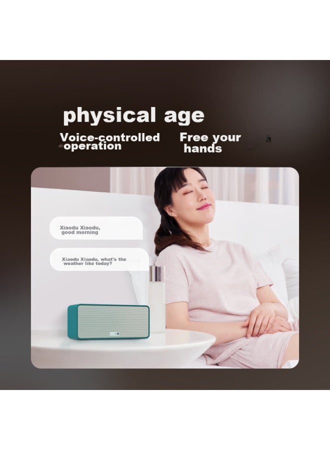 Small Xiaodu Sound Standard Edition Blue Toaster Edition Bluetooth Computer Desktop Speaker, Traditional Chinese Learning Machine, Alarm Clock, Early Education Device, Gift For Elderly And Children - Image 3
