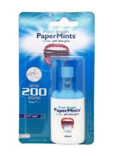 Mint flavor mouth freshener