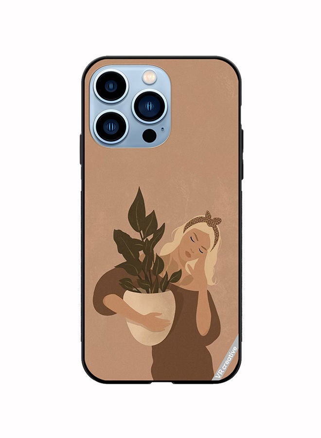 VR CREATIVE Protective Case Cover For Apple iPhone 13 Pro Holding Vase Design Multicolour - Image 1