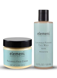 Max Green Alchemy elemeni Luxurious Foaming Face Wash & Anti-Aging Radiance Cream - pH Balanced Cleanser & Collagen Moisturizer Duo | Gentle Cleansing, Wrinkle Reduction & Brightening | Vegan Formulas - pzsku/Z9D291376756607567FE5Z/45/1741024960/73ee7d7f-0ea3-4732-82ce-50171aecd5e2