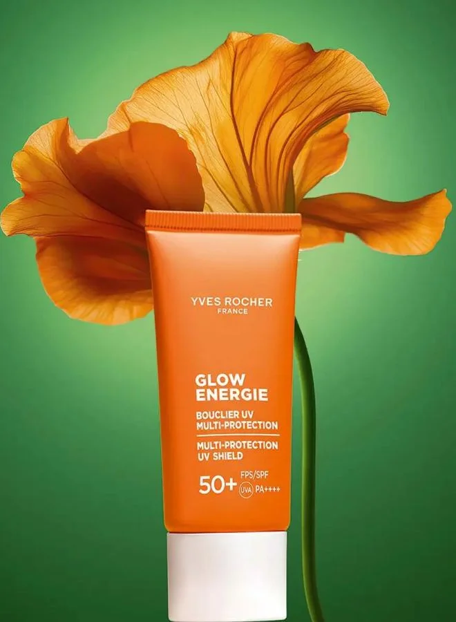 Yves Rocher beige Multi-protection uv shield spf 50+    all skin typ for Women | Best Price UAE
