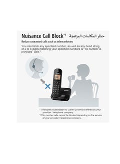 Panasonic KX-TGC410 DECT Cordless Phone Stylish, Compact Base Unit  - Image 4