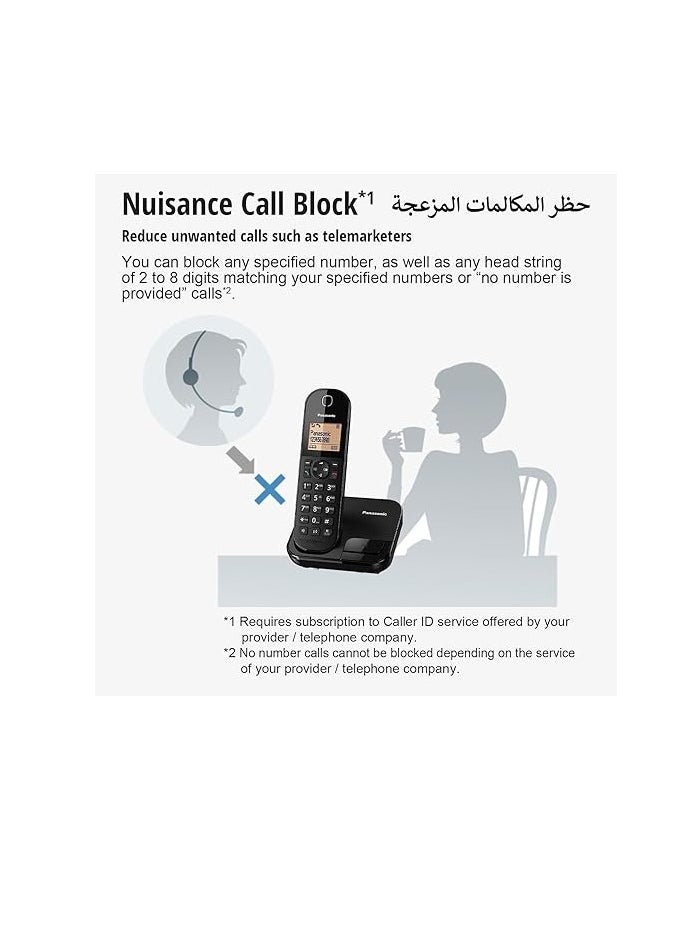 باناسونيك - تليفون ارضي لاسلكي من باناسونيك KX-TGC410 - Image 1