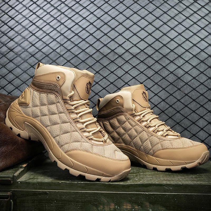 New Large Size Men'S Casual Tactical Military Boots Combat Boots Non-Slip Wear-Resistant Military Boots Men 40-47 - Image 1