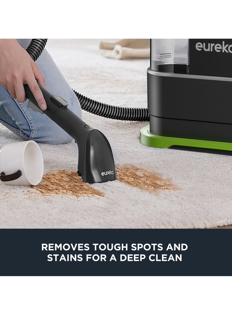إيوريكا منظف ​​السجاد Spot & Stain، مكنسة كهربائية محمولة خفيفة الوزن متعددة الأسطح للأريكة ومقاعد السيارة، مع خزانين للمياه - Image 2