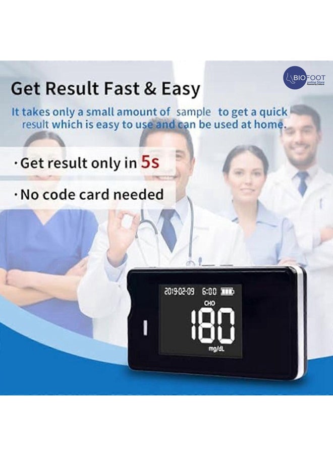 ACCU-ANSWER iSaw Multi-Monitoring System – 4-in-1 Blood Test Meter for Glucose, Cholesterol, Uric Acid & Hemoglobin  - Image 5
