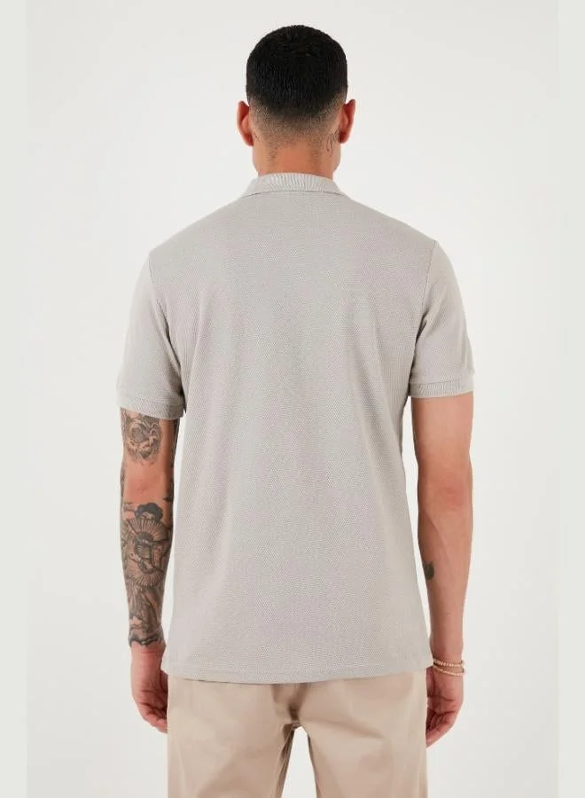 Buratti  Buratti Cotton Regular Fit Zip-Up Polo Collar T-Shirt Men's POLO COLLAR T-SHIRT 5902915 for Men | Best Price UAE