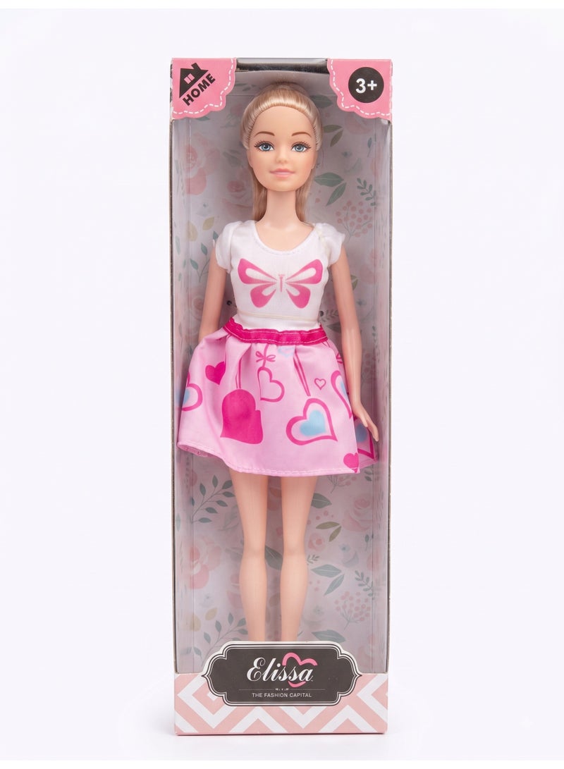 The Fashion Capital Home Collection 11.5 inch Basic Doll - Style I