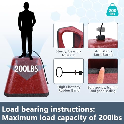 RGJ Insulated Foam Faucet Covers for Winter, 2 Pack with Freeze Protection, Reusable Spigot Covers for Hose Bibs and Water Pipes - Image 4