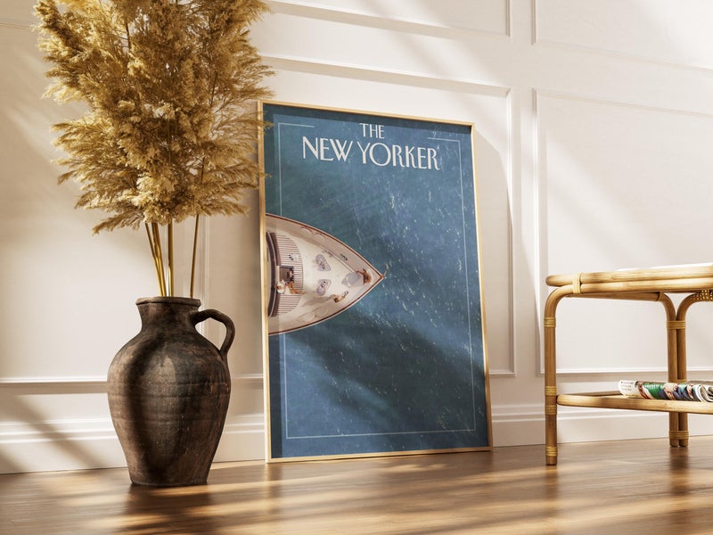 TNESSENTIAL Yacht Minimalist New Yorker Poster - Image 2
