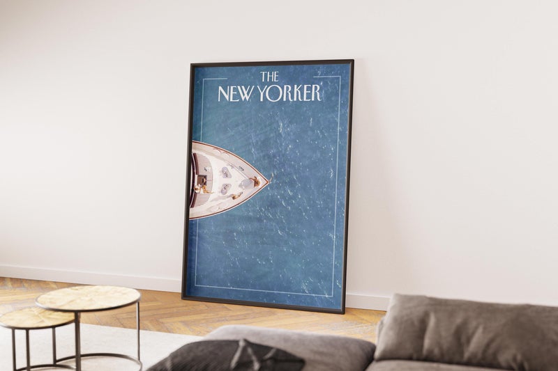 TNESSENTIAL Yacht Minimalist New Yorker Poster - Image 3