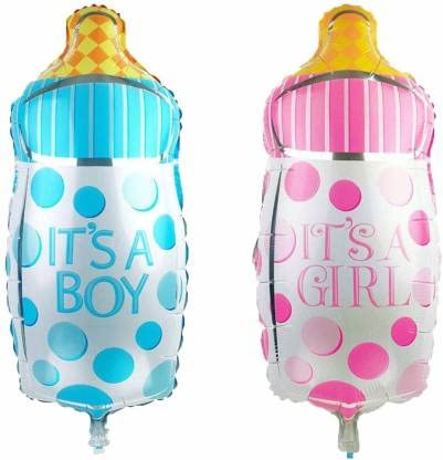 Hk Balloons Pack Of 36 Baby Shower Decoration Items Combo For Baby Girl Or Boy Arrival Decorations Baby Shower Party Decoration Set -Baby Shower Decoration Kit - Aluminium, Multicolor - Image 3
