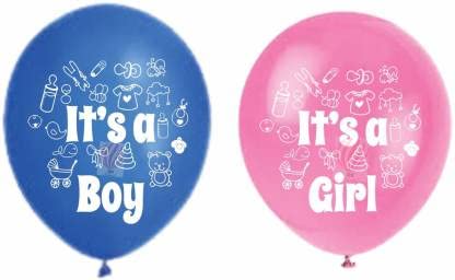 Hk Balloons Pack Of 36 Baby Shower Decoration Items Combo For Baby Girl Or Boy Arrival Decorations Baby Shower Party Decoration Set -Baby Shower Decoration Kit - Aluminium, Multicolor - Image 4
