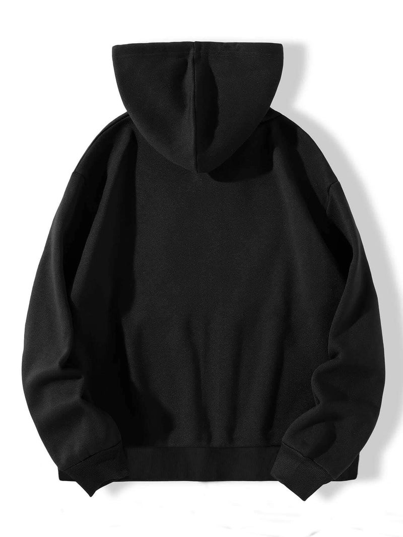 POHADON Women's Y2k Butterfly Zip Up Hoodie Oversized Graphic Print Sweatshirt Vintage Baggy Grunge Aesthetic Alt Emo Jackets (Black,S) - Image 3