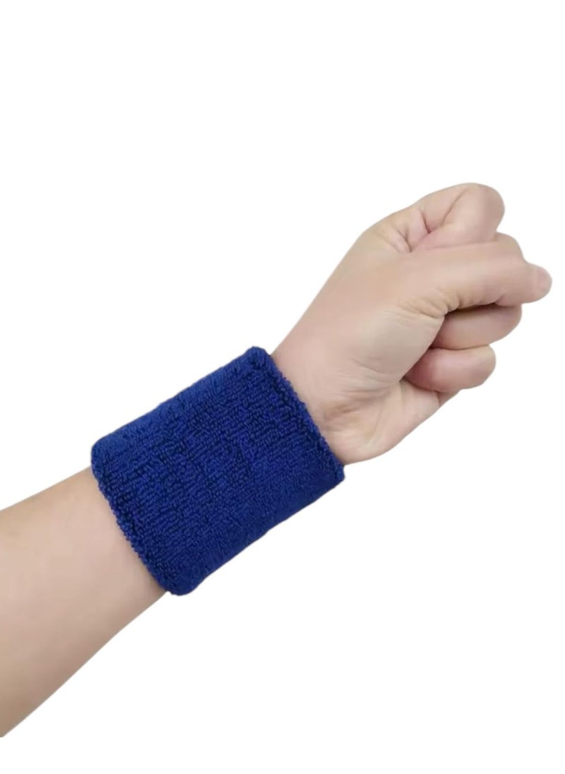 QSHOP Sports Wristbands for Men and Women Sweat Absorbent for Football, Basketball, Tennis, Gymnastics, 2 Pack  - Image 1