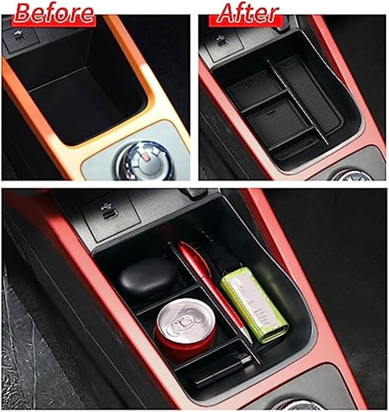 QASULER Center Console Storage Box for Renault Kwid - Image 3