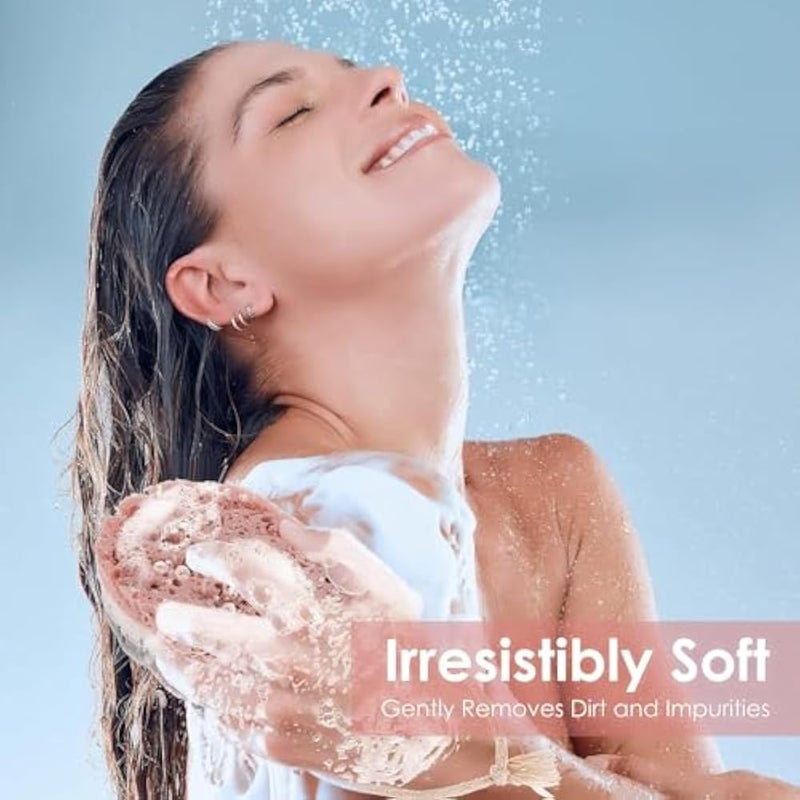 Bath Sponge for Women Men Kids, Sponge Loofah Body Scrubber Reusable Exfoliating Bath Sponge for Body Wash Bathroom, Large Size Bathing Sponge Bathing Accessories (multicolor) - Image 4