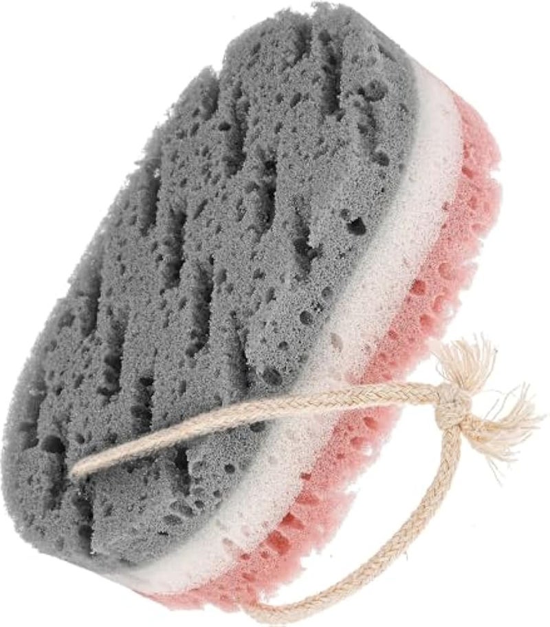 Bath Sponge for Women Men Kids, Sponge Loofah Body Scrubber Reusable Exfoliating Bath Sponge for Body Wash Bathroom, Large Size Bathing Sponge Bathing Accessories (multicolor) - Image 1