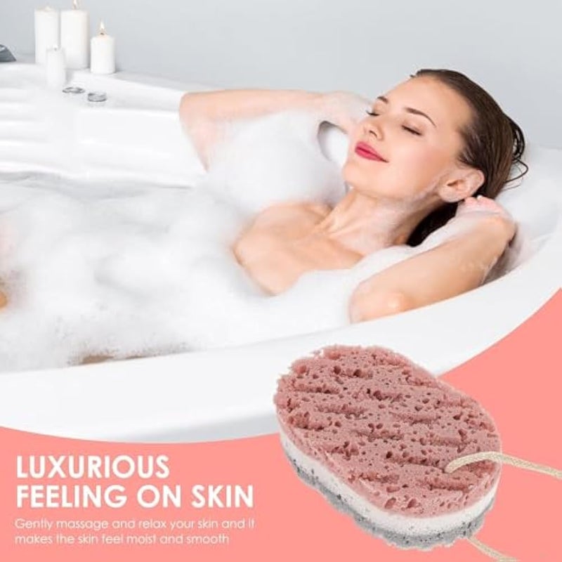 Bath Sponge for Women Men Kids, Sponge Loofah Body Scrubber Reusable Exfoliating Bath Sponge for Body Wash Bathroom, Large Size Bathing Sponge Bathing Accessories (multicolor) - Image 5