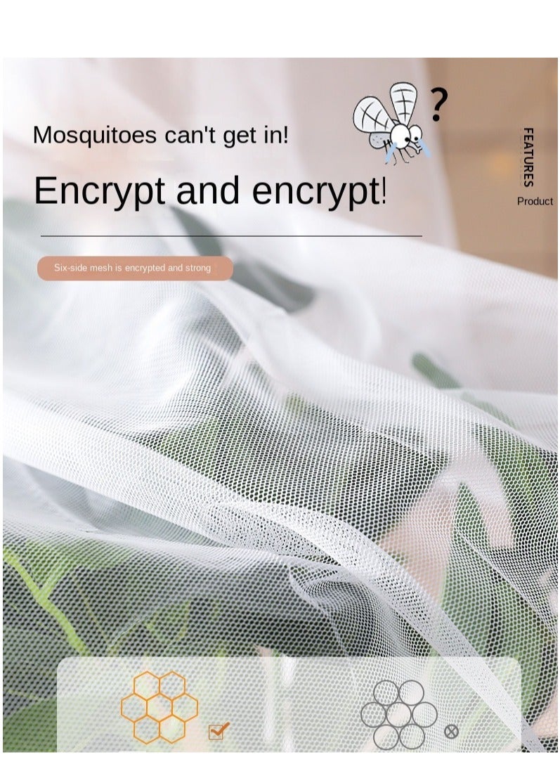 Y&D Bed Canopy Tents Curtain Blackout Curtain Single Bed Tent Curtain Student Shading Cloth Bed Canopy Mosquito Net Student Sleep Privacy Protection - Image 4