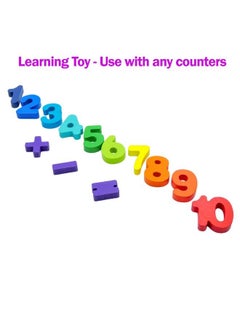 Skoolzy Rainbow Wooden Numbers Puzzle 13 Piece Set Kids Can Learn Addition Subtraction Educational Counting Math Montessori Toys For Toddlers Preschool Wood Toy Learning Blocks For Kids Ages 3+  - Image 5