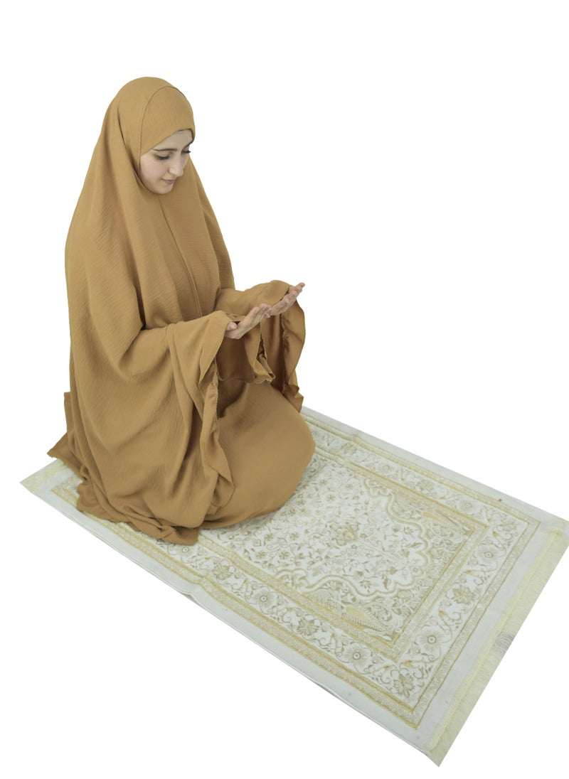 DAMAS COLLECTION - Two Piece Islamic prayer dress for women plus size - Image 1