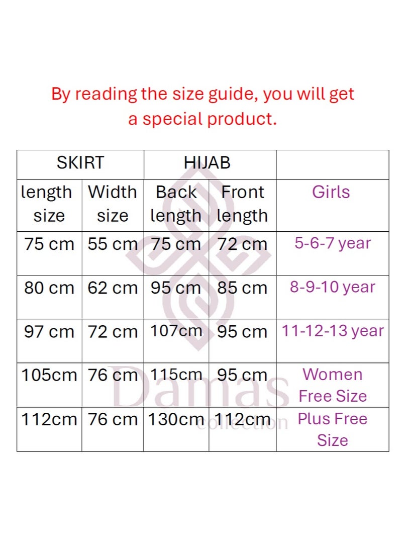 DAMAS COLLECTION - Two Piece Islamic prayer dress for women plus size - Image 1