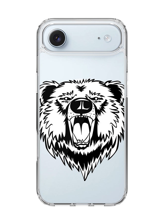 Stylizedd Classic Clear MagSafe Case for iPhone 17 Air , Hybrid Soft Case Flexible Edges Anti Drop TPU PC Gel Thin Transparent Cover [ Designed for iPhone 17 Air ] - Grizzly Bear