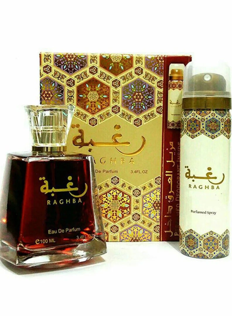 Lattafa Raghba Eau De Perfume Fragrances 100Ml