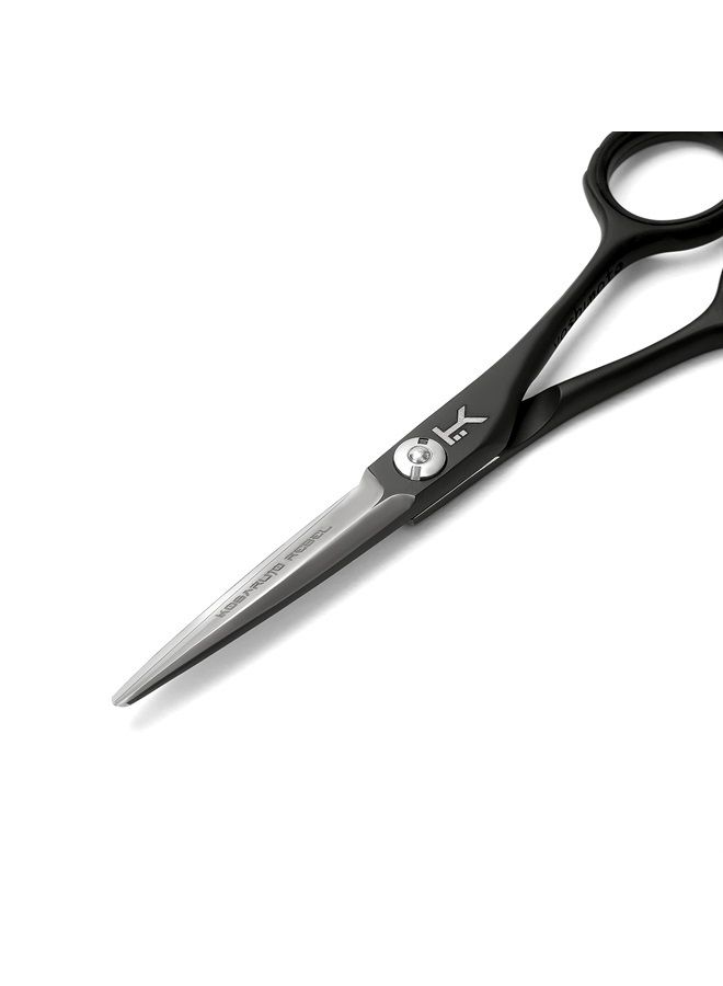 Kobaruto Very Sharp Kobaruto Rebel - 440c Silver Black Cobalt 5" Hairdressing Shears for Stylists and Barbers - Image 2