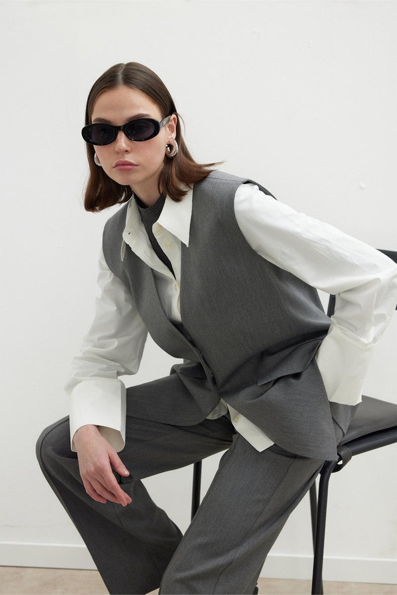 Manuka Premium Suit Vest Gray  - Image 1