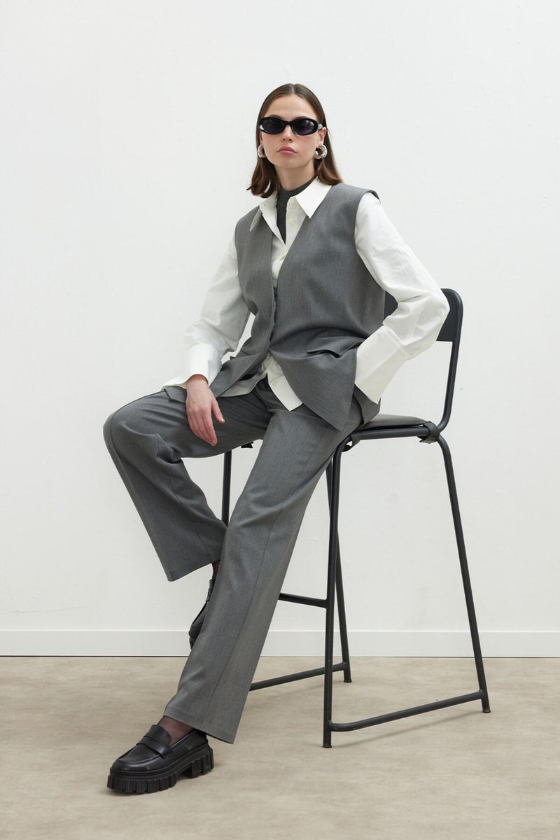 Manuka Premium Suit Vest Gray  - Image 3