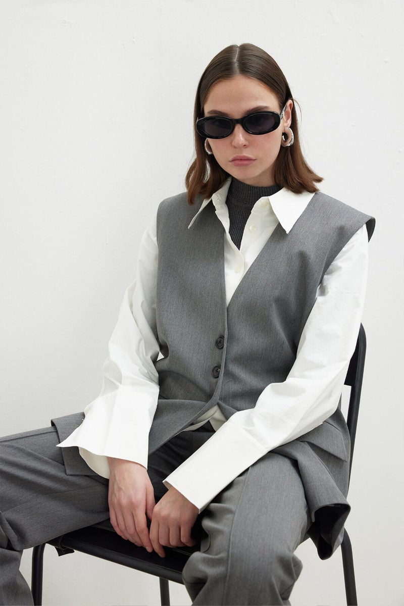 Manuka Premium Suit Vest Gray  - Image 2