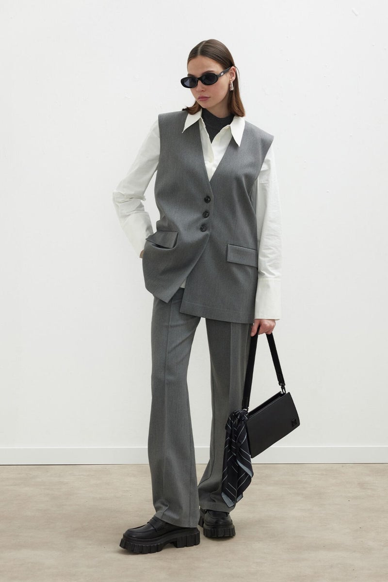Manuka Premium Suit Vest Gray  - Image 5
