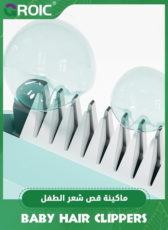 GROIC Baby Hair Clippers, Professional Quiet Hair Trimmer for Kids and Toddler, Waterproof & Rechargeable Cordless Hair Cutting Machine for Children,Waterproof Hair Cutting Kits - Image 4