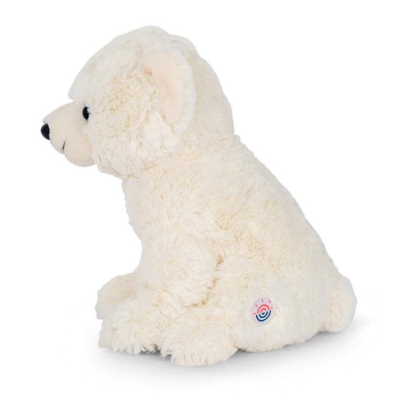 Fahlo Tracking Plush | 12" Plush Toy with Interactive 3D Tracking Map | Supports Wildlife Conservation | Eco-Friendly Ages | (Polar Bear) - Image 3