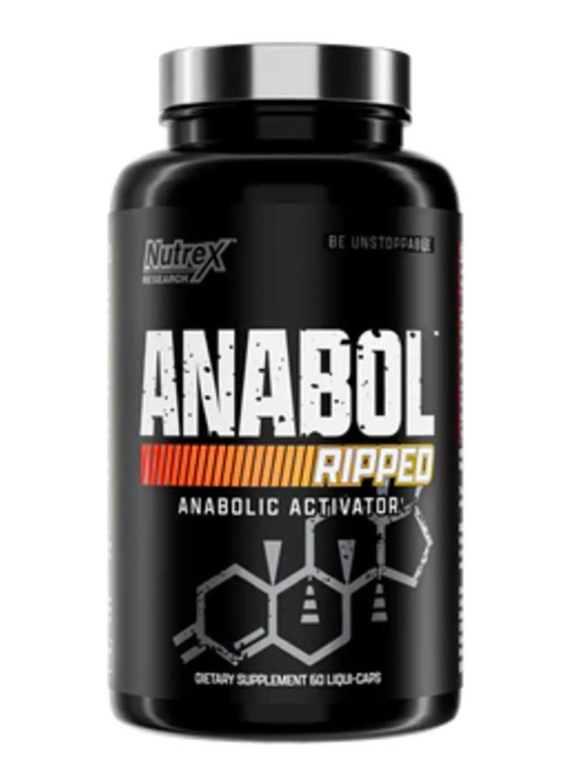 Nutrex Research Anabol Ripped 60 Liquid Caps: Your Shortcut to a Ripped Physique  - Image 1