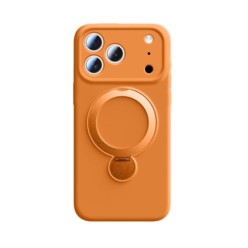 حافظة هاتف من السيليكون السائل المغناطيسي مع حامل 360 درجة لـ iPhone 17 Pro Max - Image 5
