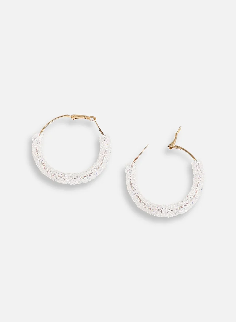 SOHI Casual Artificial Hoop Earring Jewellery