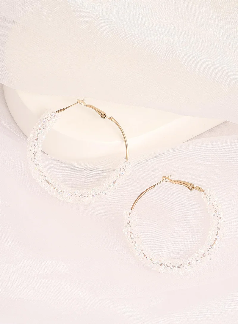 SOHI Casual Artificial Hoop Earring Jewellery