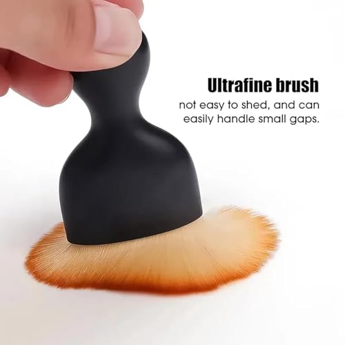 SWAMINE Car Detailing Brush Set of 5 Premium - for Car Cleaning, Car Wash Interior and Exterior Cleaning. Soft bristles, Multy Purpose Dashboard Cleaning, Ac Vent Cleaning (Car Detailing Brush Set of 5) - Image 3