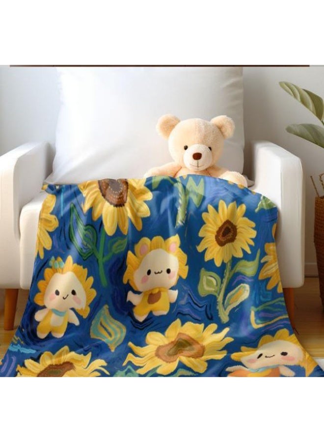 general Baby and children's cartoon flannel thin blanket (warm and comfortable, suitable for sleep, game use) 70cm*100cm - Image 4