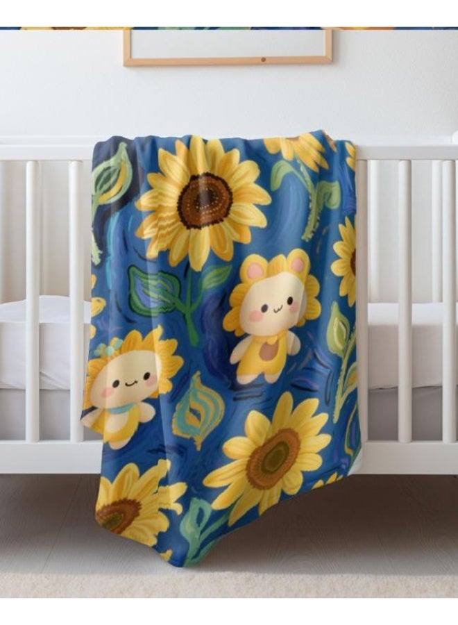 general Baby and children's cartoon flannel thin blanket (warm and comfortable, suitable for sleep, game use) 70cm*100cm - Image 3
