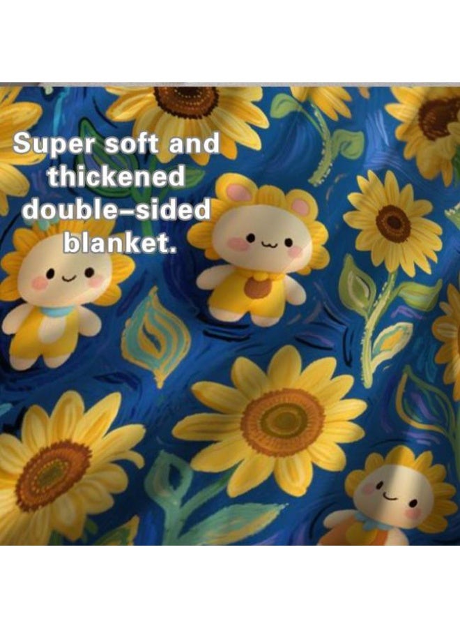 general Baby and children's cartoon flannel thin blanket (warm and comfortable, suitable for sleep, game use) 70cm*100cm - Image 5